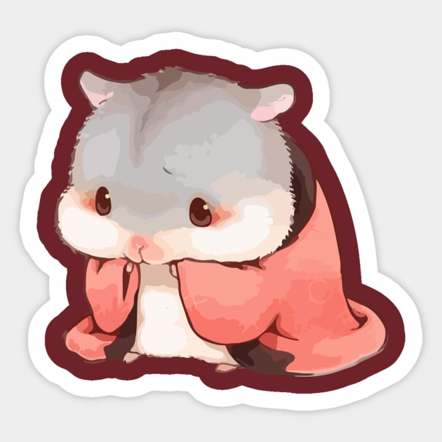 Hamster chibi Sticker by ngoclucbkhn